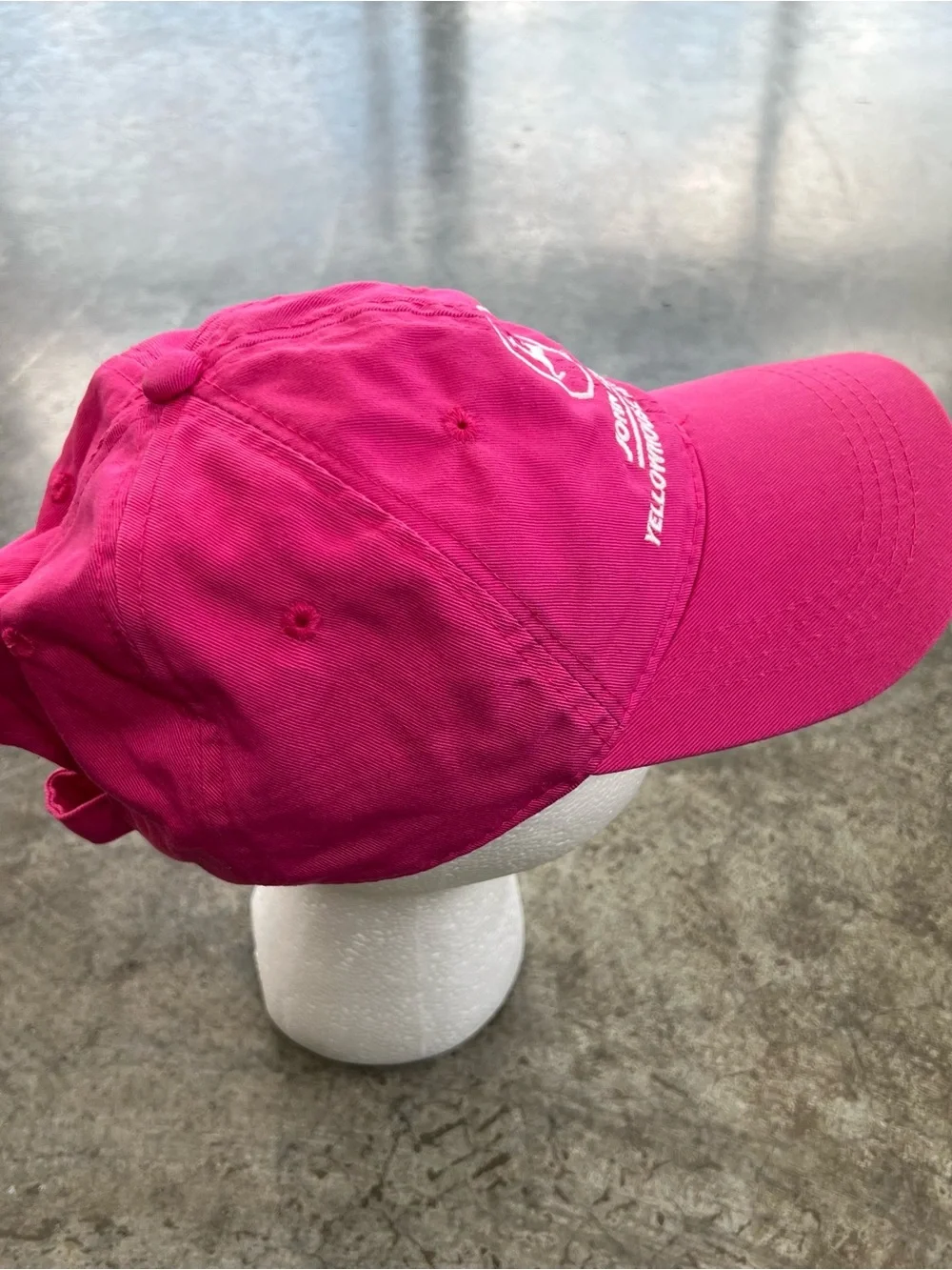 John Deere Pink Yellowhouse Machinery Adjustable Strapback Dad Hat Farmcore